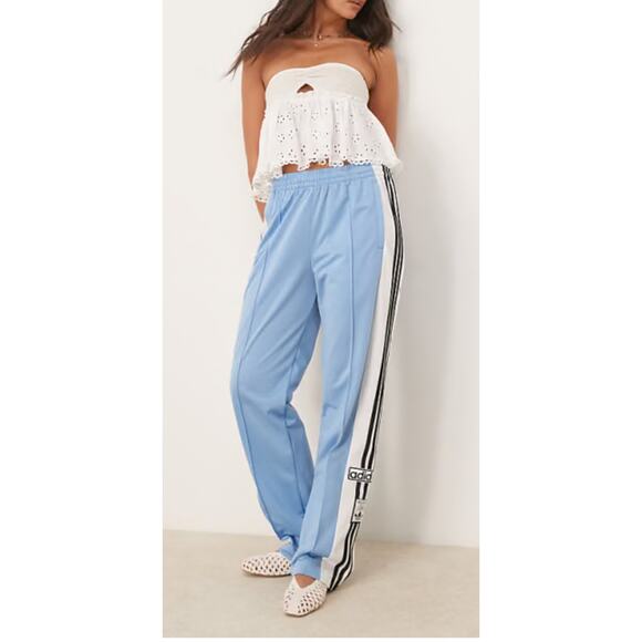adidas Originals Pants - NEW ADIDAS ORIGINALS Adibreak Women's Size XL Ash Blue Trackpants